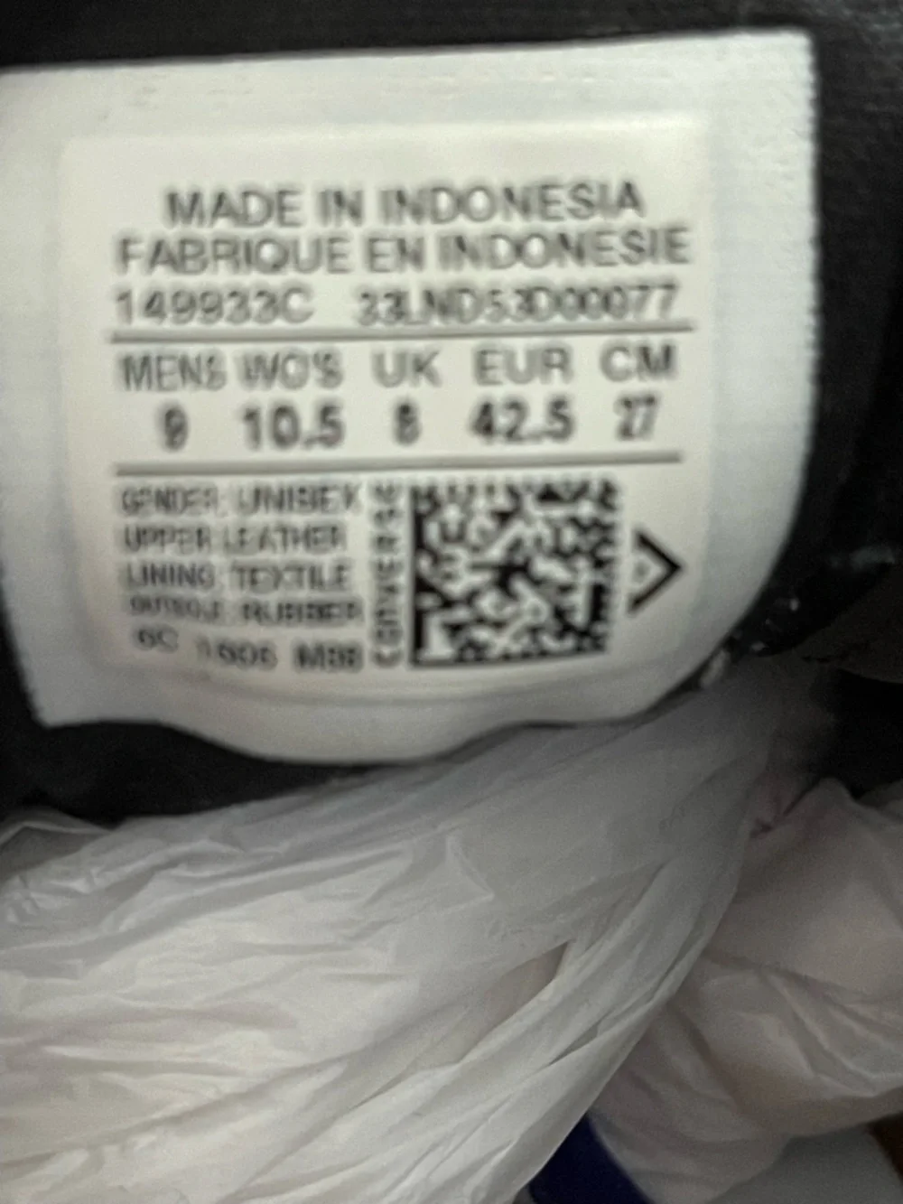 Converse Jack Purcell Black Leather Low-Top Sneakers with White Toe Caps - Picture 4 of 5
